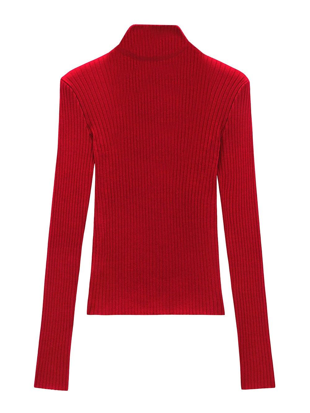 Oluxury Courreges Turtleneck knitwear Offerte speciali