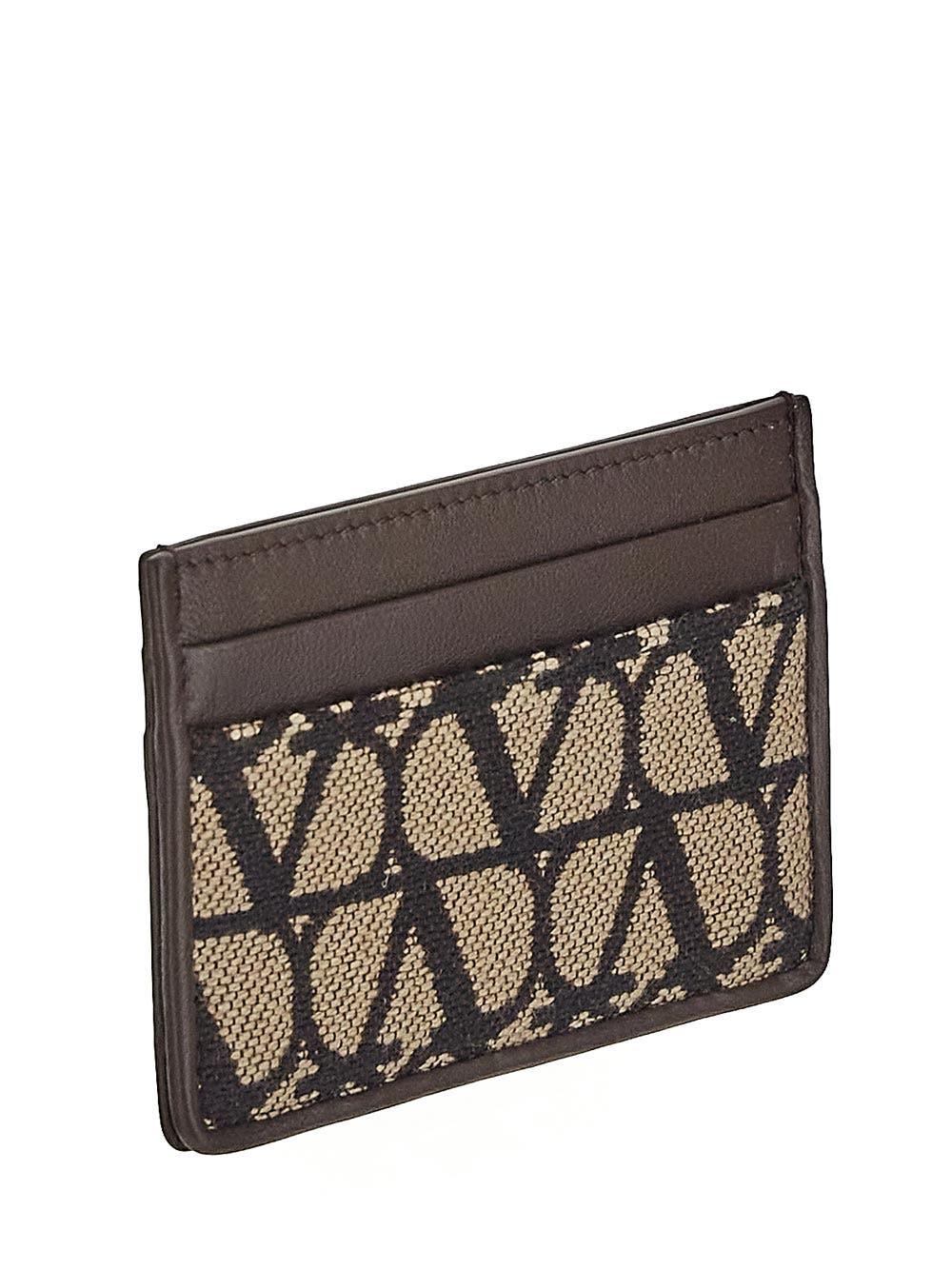 Oluxury Valentino Garavani Toile Iconographe card case Black Friday Prezzi