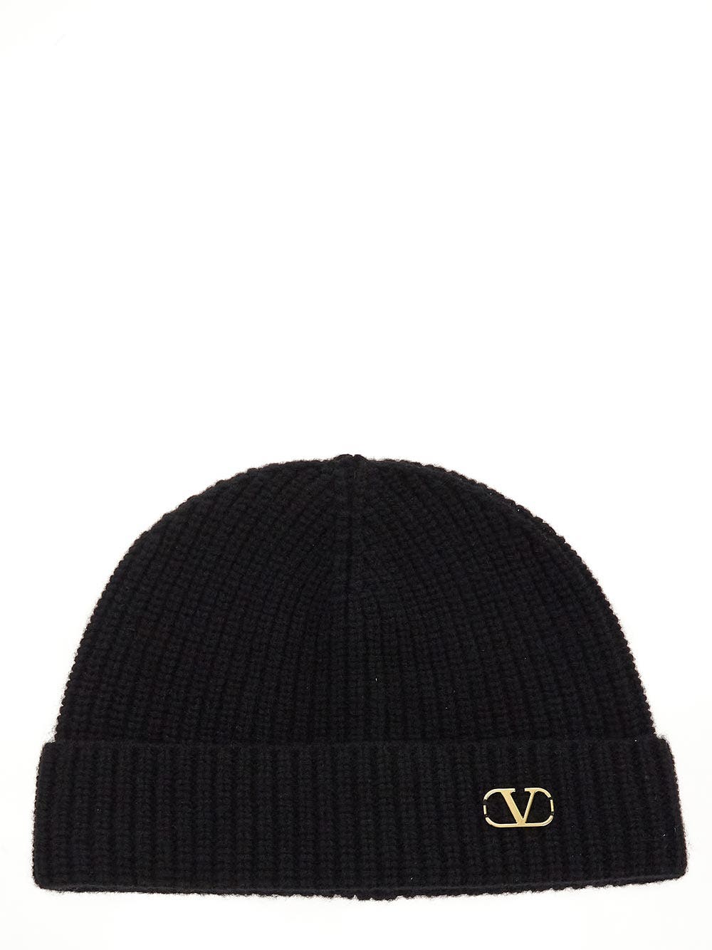 Oluxury Valentino Garavani Logo Beanie Negozi Online