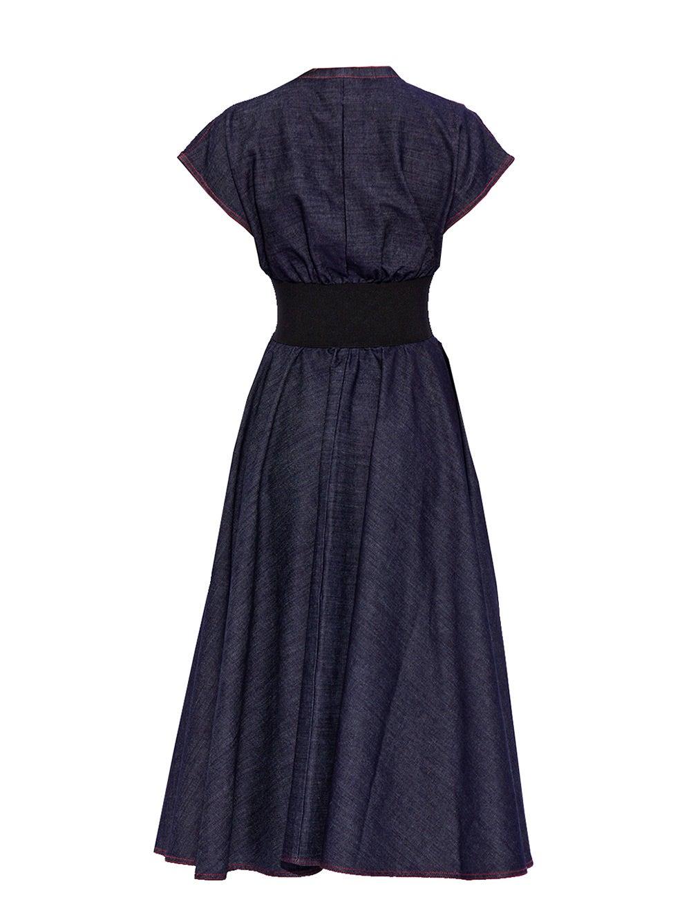 Oluxury Alaia Belted Dress Offerta speciale