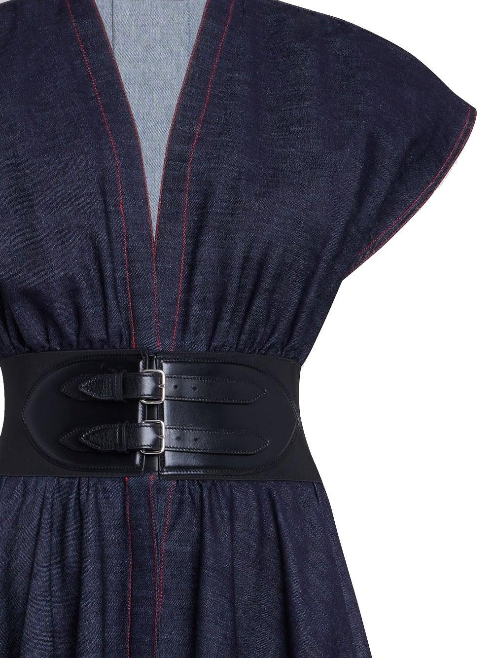 Oluxury Alaia Belted Dress Offerta speciale