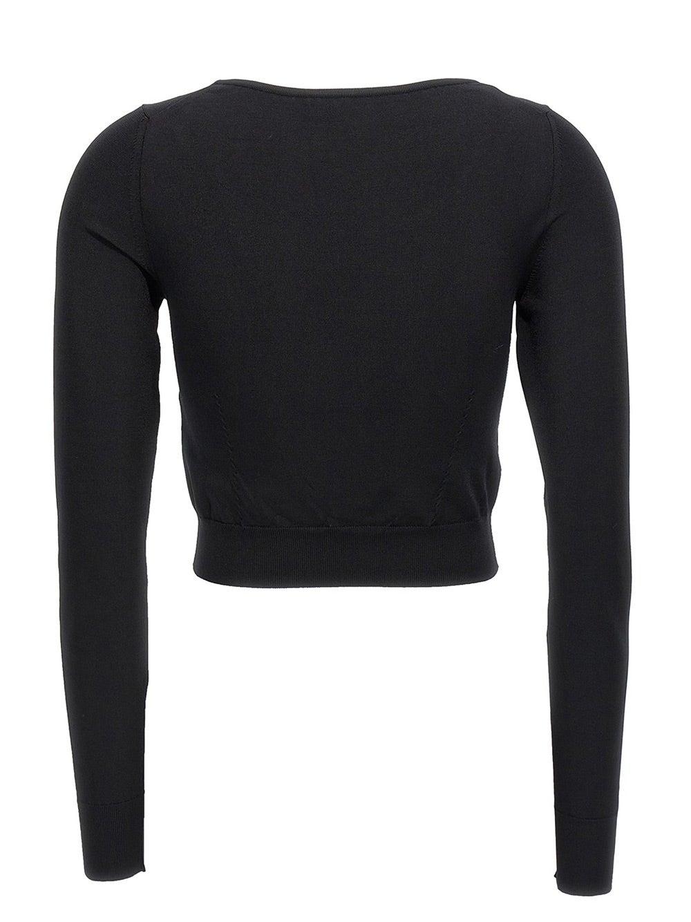Oluxury Dolce & Gabbana Knitwear Logo cropped Nuovi prodotti