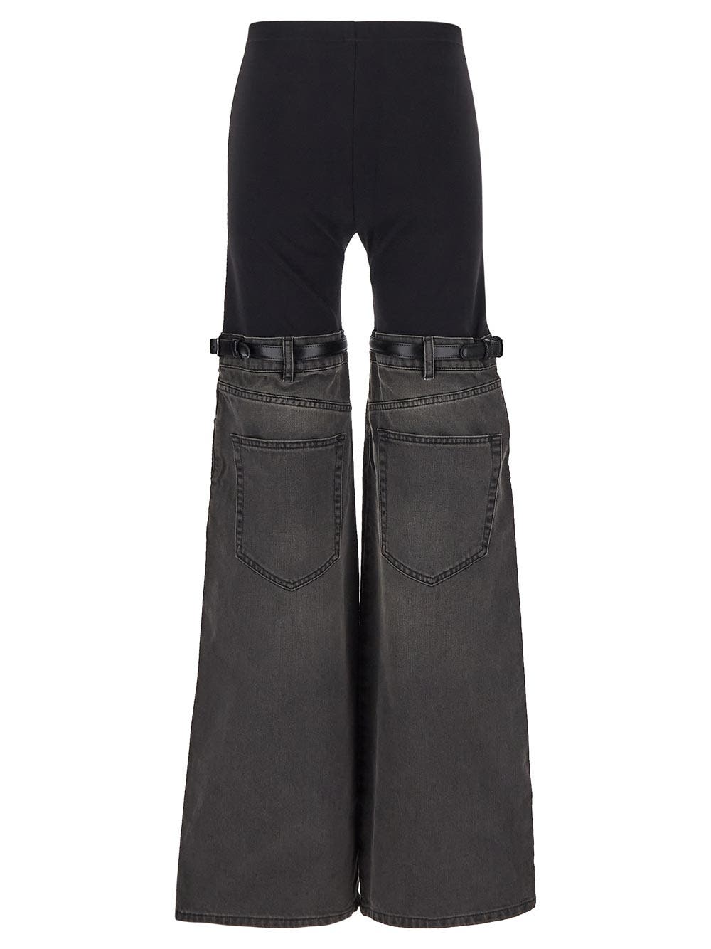 Oluxury Coperni Hybrid Denim Trousers Ritorno libero