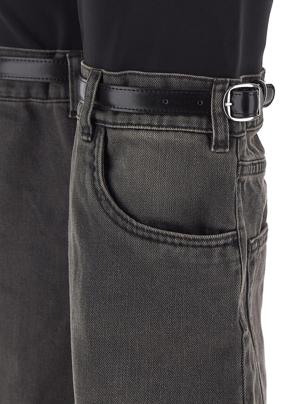 Oluxury Coperni Hybrid Denim Trousers Ritorno libero