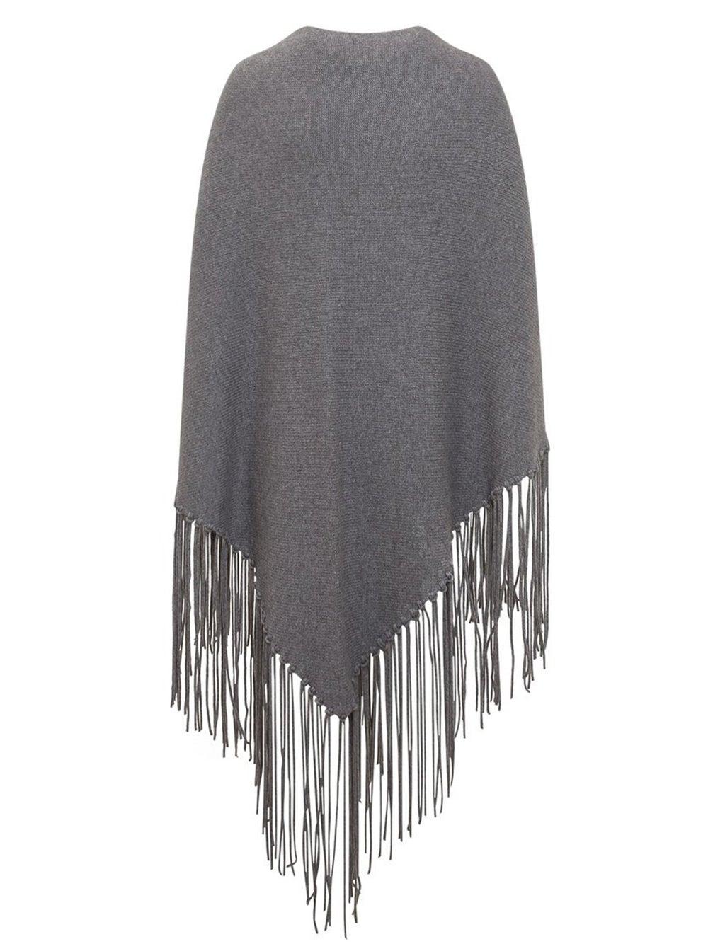 Oluxury Malo Cashmere Poncho Solo un giorno rimasto