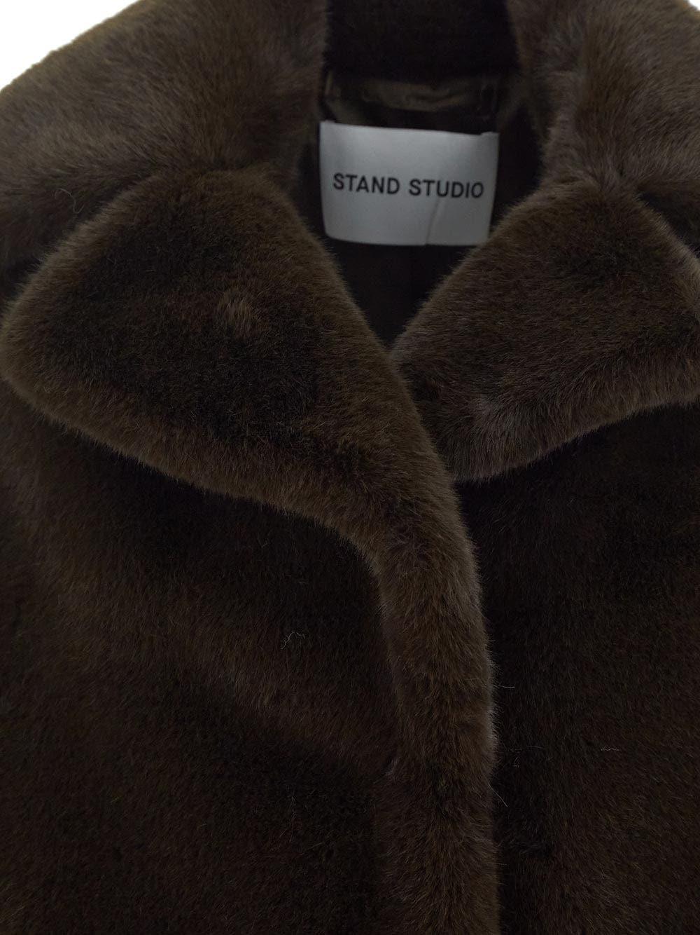 Oluxury Stand Studio Camille Cocoon Coat Italia