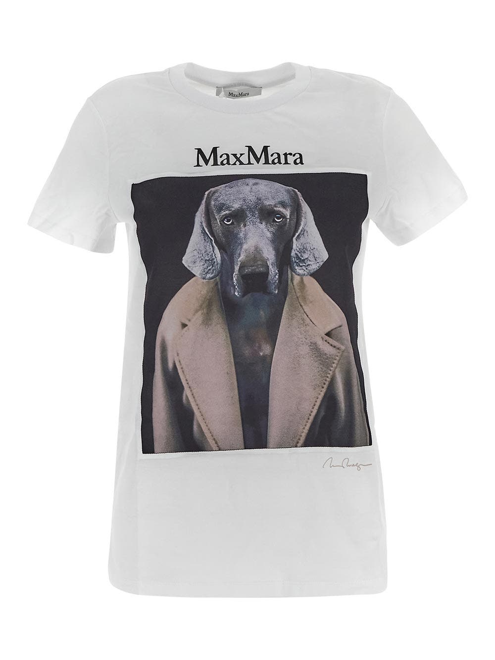 Oluxury Max Mara Cipria T-Shirt Negozi Online