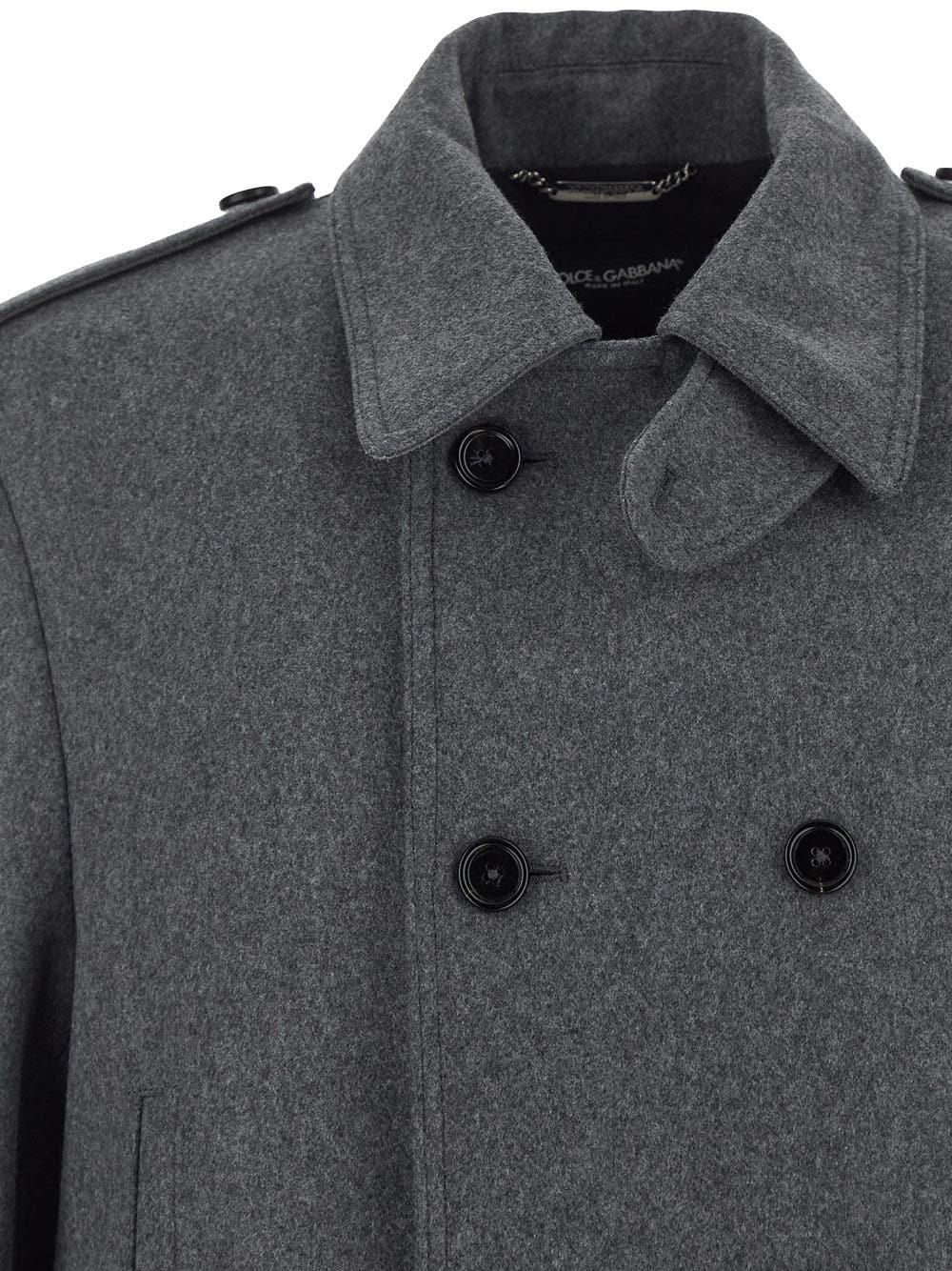 Oluxury Dolce & Gabbana Coat Double-breasted Fino al 60% di sconto