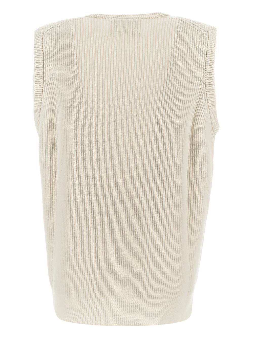 Oluxury Seven Gauge Knitted vest Fino al 65% di sconto