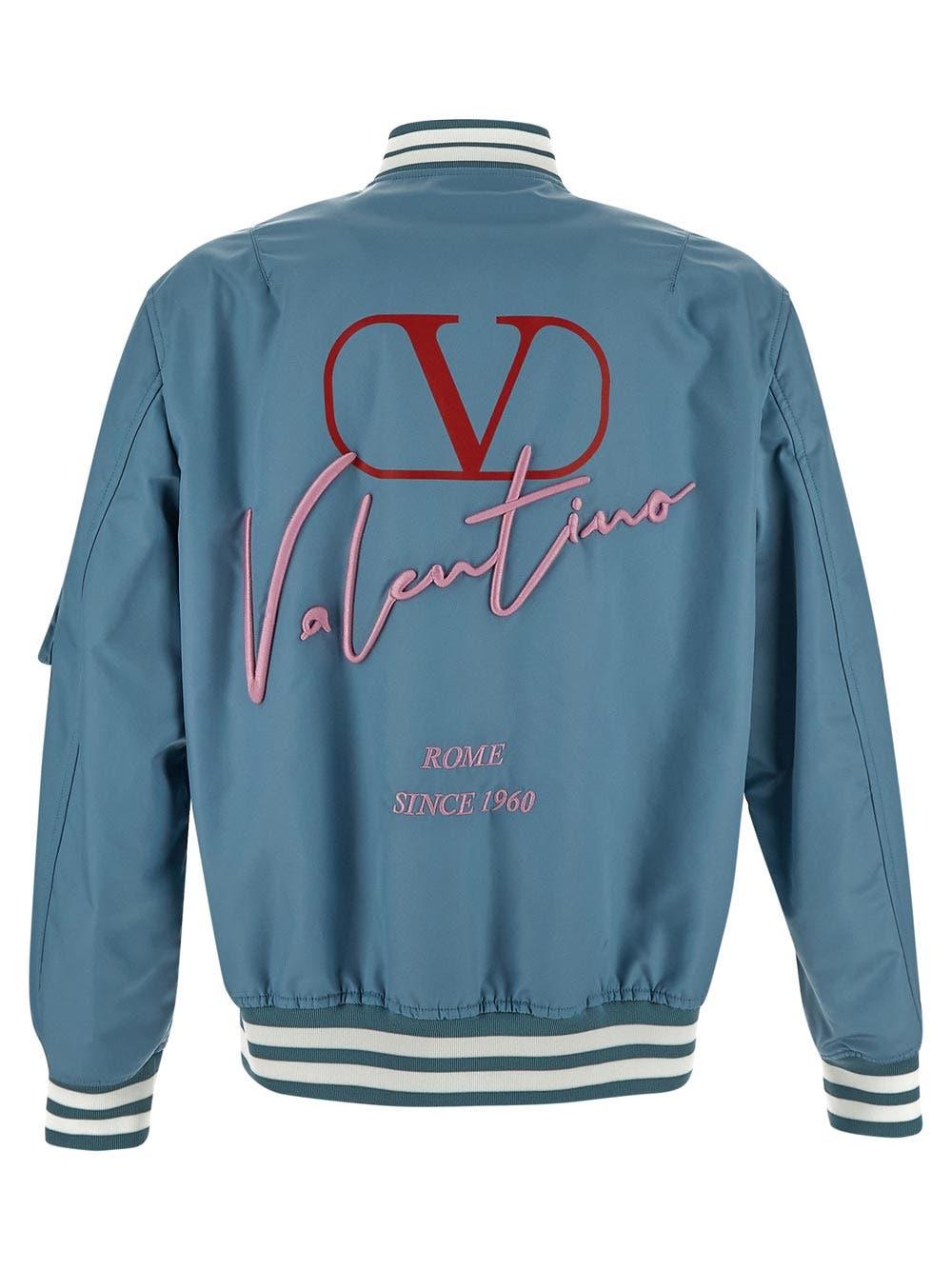 Oluxury Valentino Logo Bomber Solo un giorno rimasto