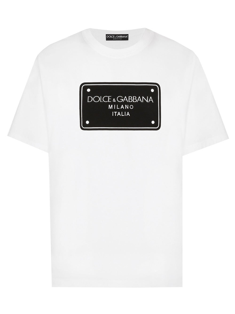 Oluxury Dolce & Gabbana Logo T-shirt Soddisfazione Garantita