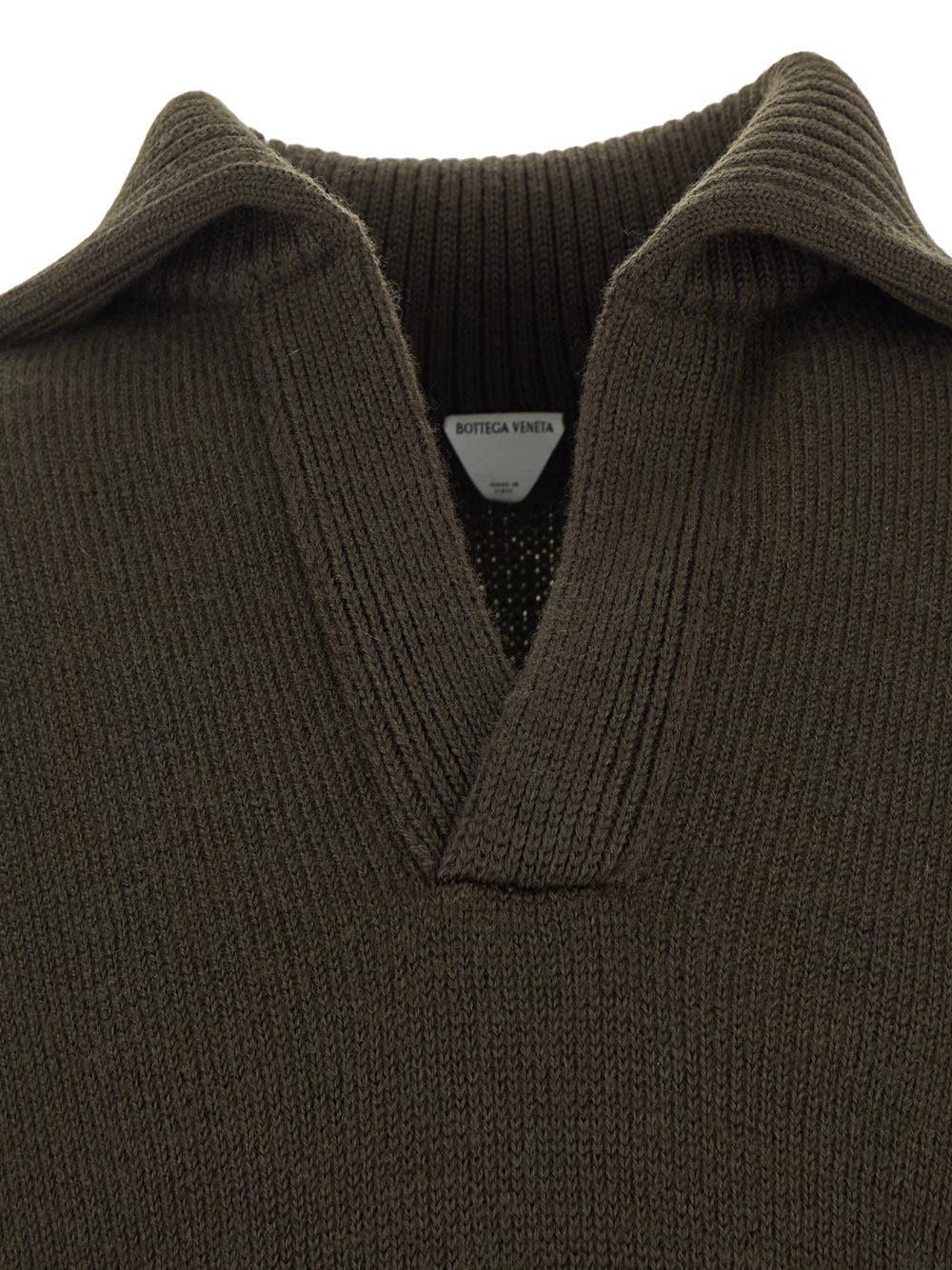 Oluxury Bottega Veneta Knitted Polo Prezzo Ridotto