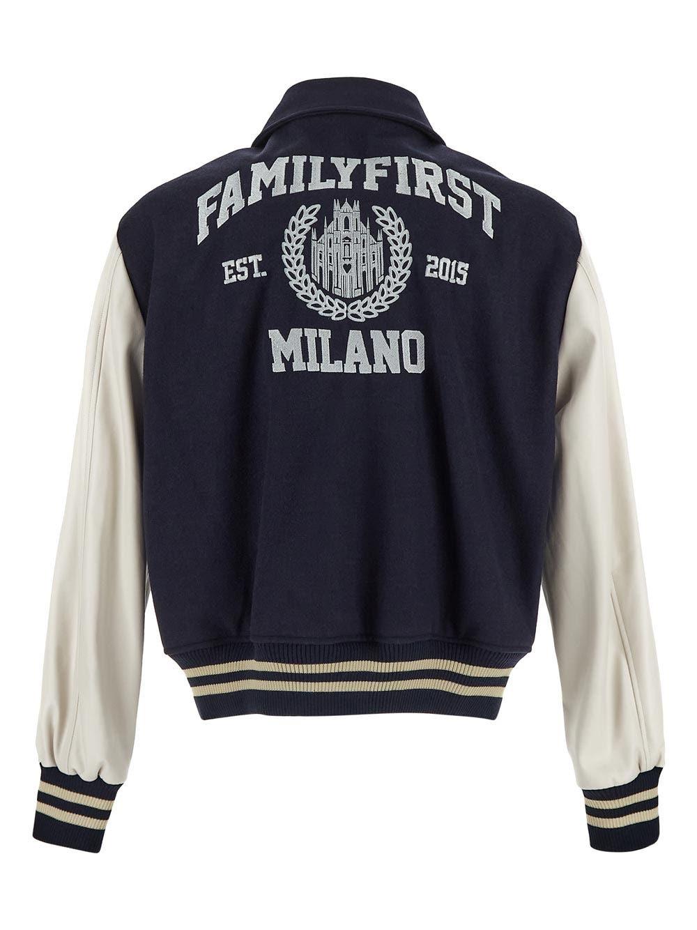 Oluxury Family First Varsity College Jacket Convenienza