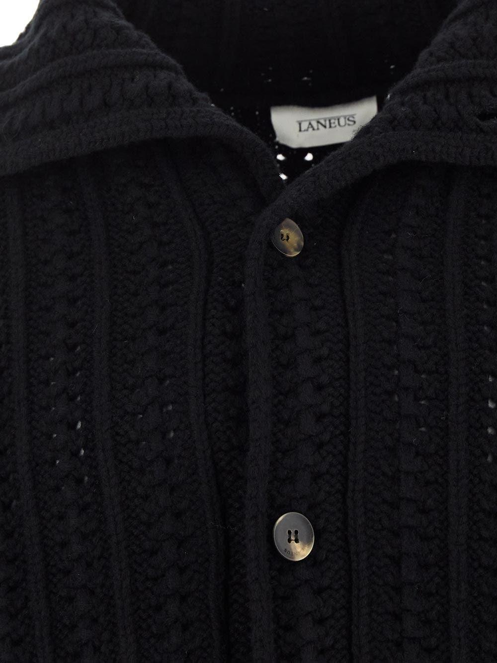 Oluxury Laneus Knitted Cardigan In Vendita