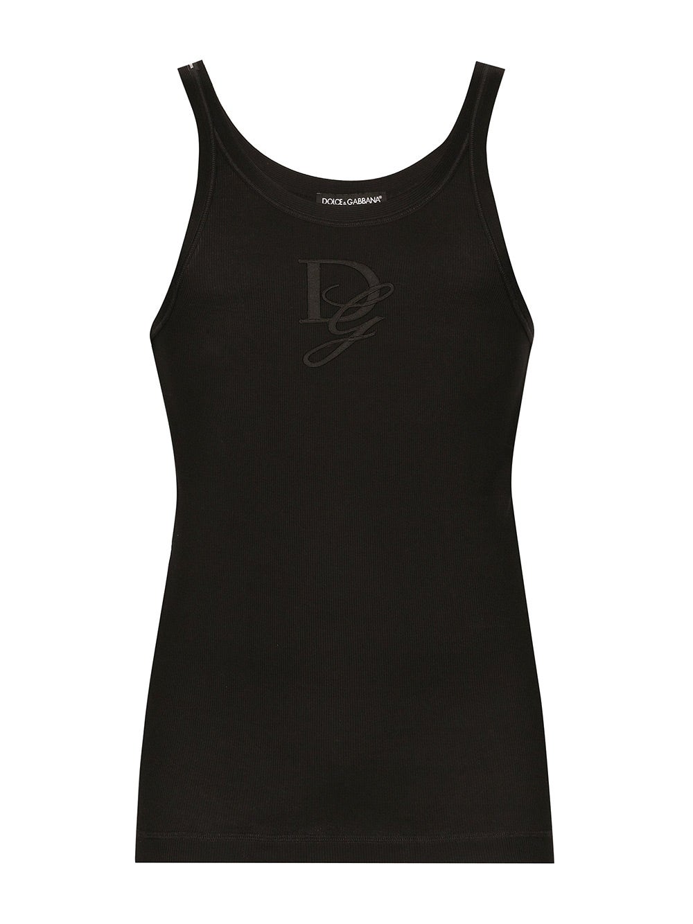 Oluxury Dolce & Gabbana Logo tank top Vendita Calda