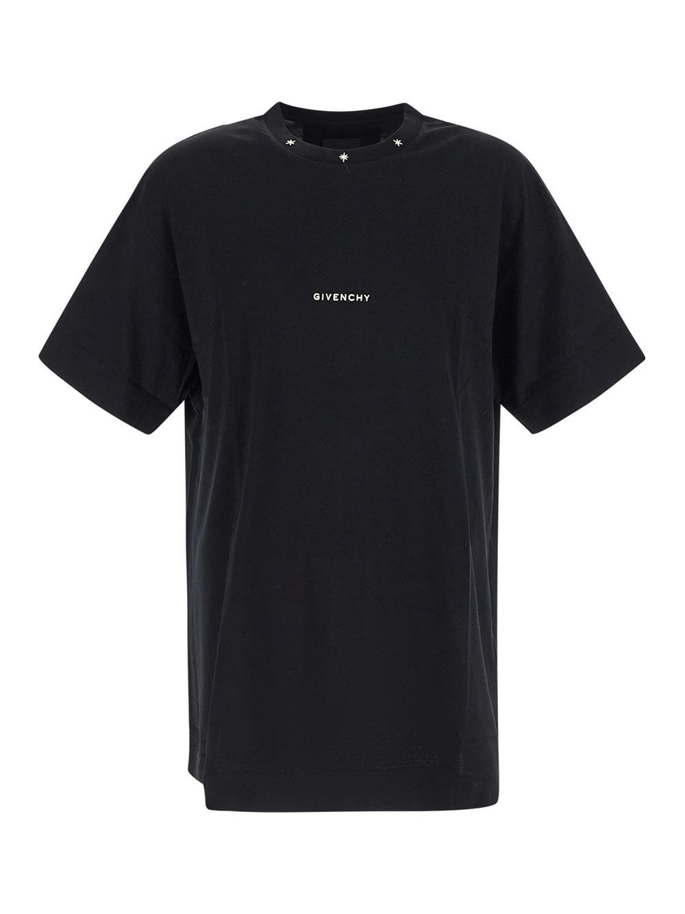 Oluxury Givenchy Logo T-shirt In Saldo