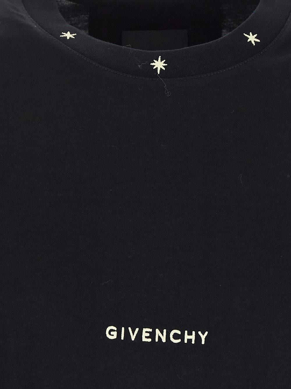 Oluxury Givenchy Logo T-shirt In Saldo