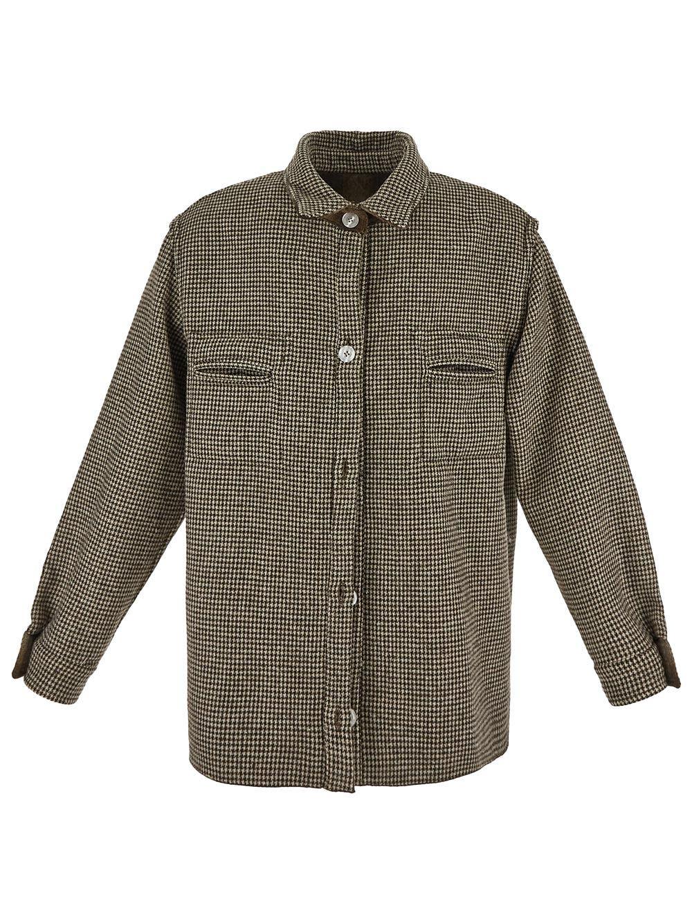 Oluxury Family First Overshirt Doubleface jacket Nuova