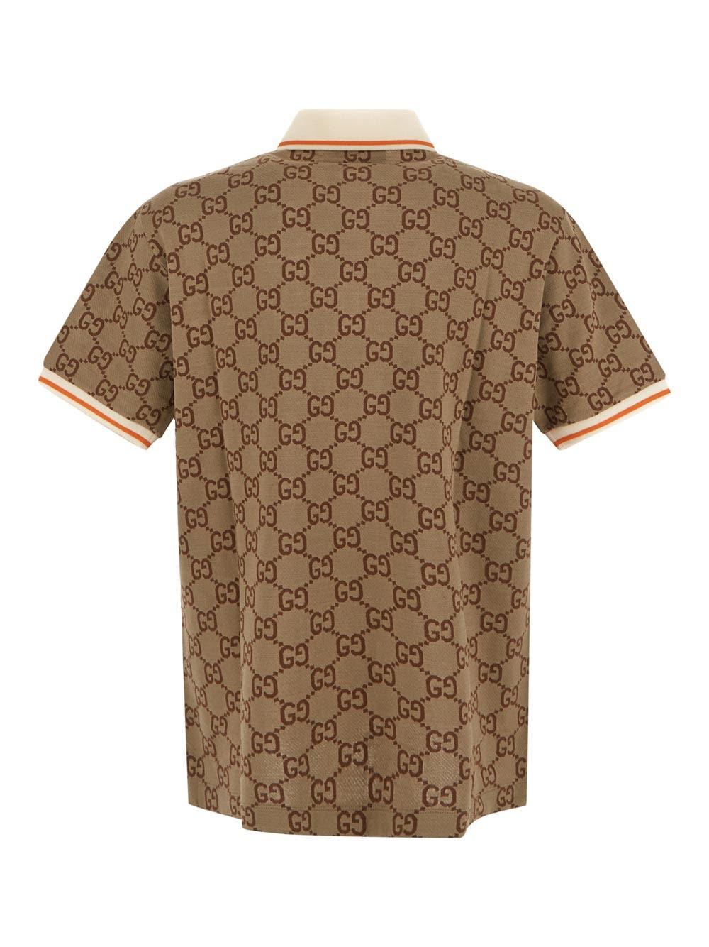 Oluxury Gucci Logo Polo Fornitura limitata