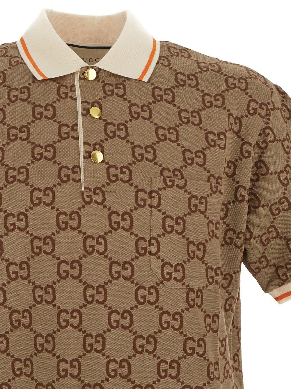 Oluxury Gucci Logo Polo Fornitura limitata