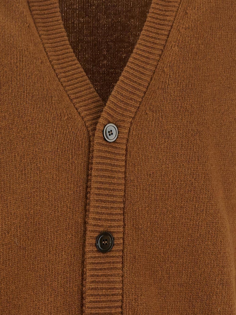 Oluxury Seven Gauge Cardigan knit Vendita calda
