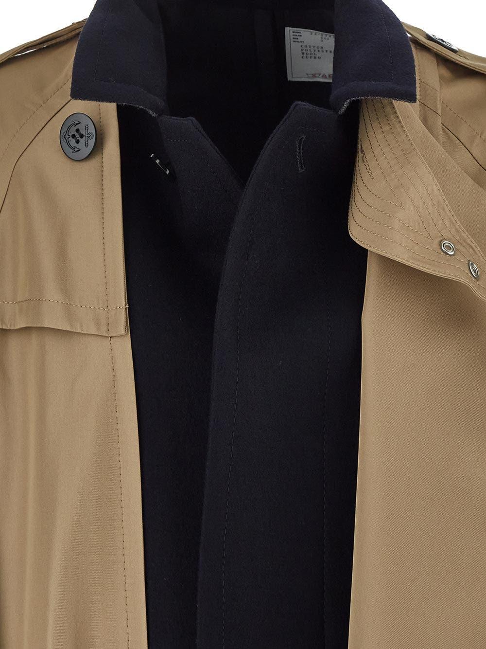 Oluxury Sacai Long Coat Prezzo basso