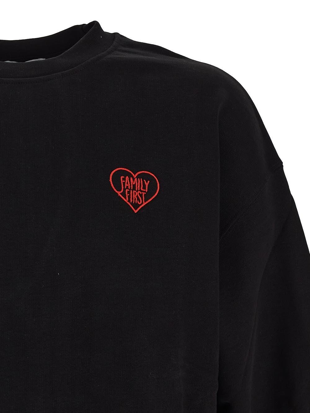 Oluxury Family First Heart Sweatshirt Ritorno libero