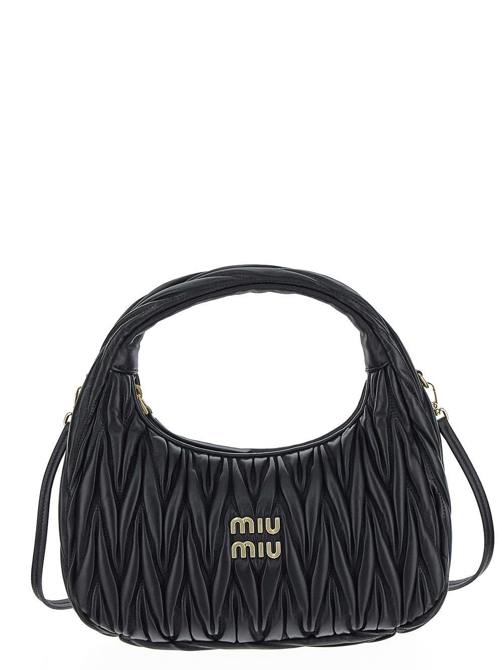 Oluxury Miu Miu Miu Wander Hobo Bag Promozione