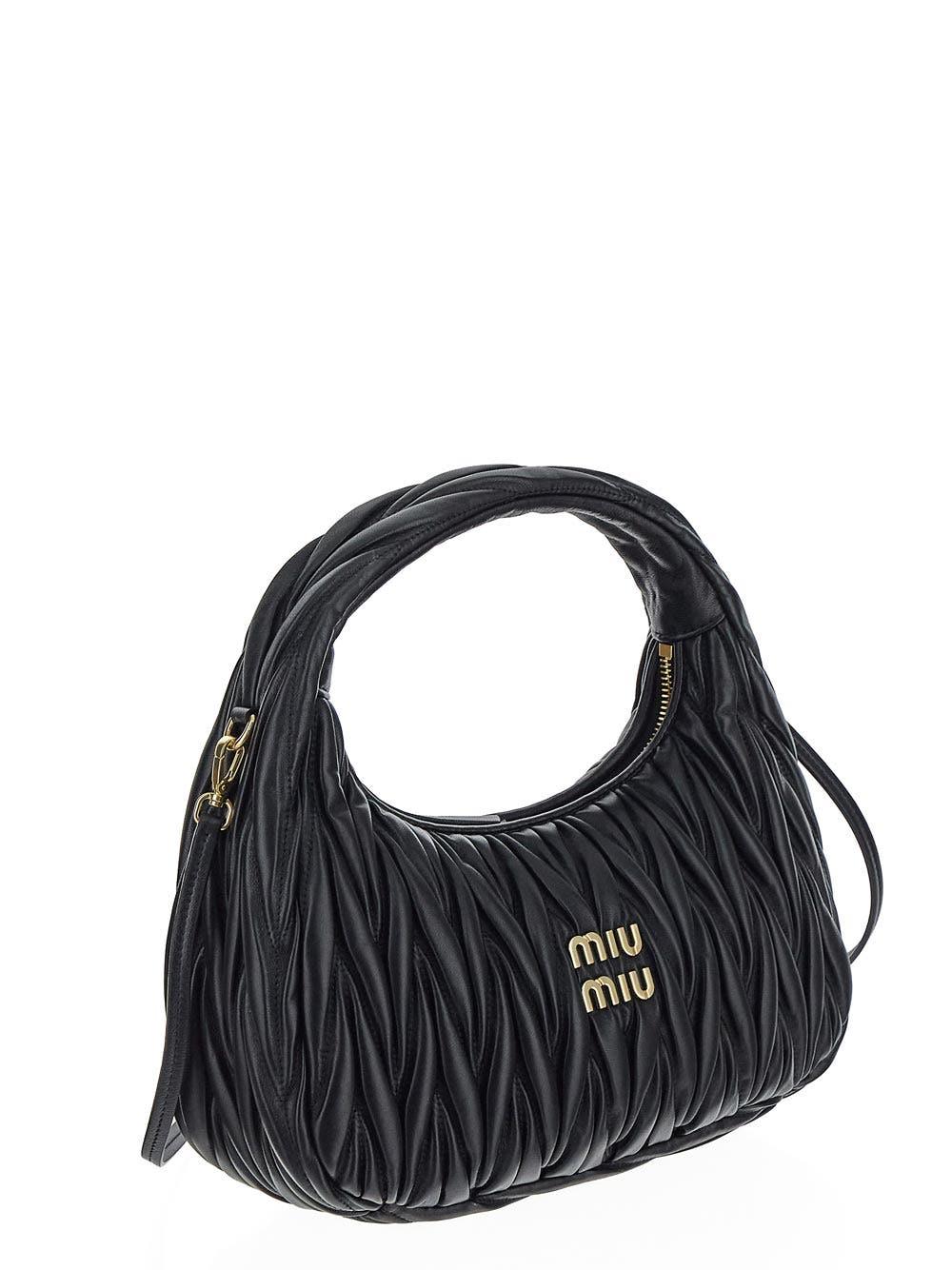 Oluxury Miu Miu Miu Wander Hobo Bag Promozione