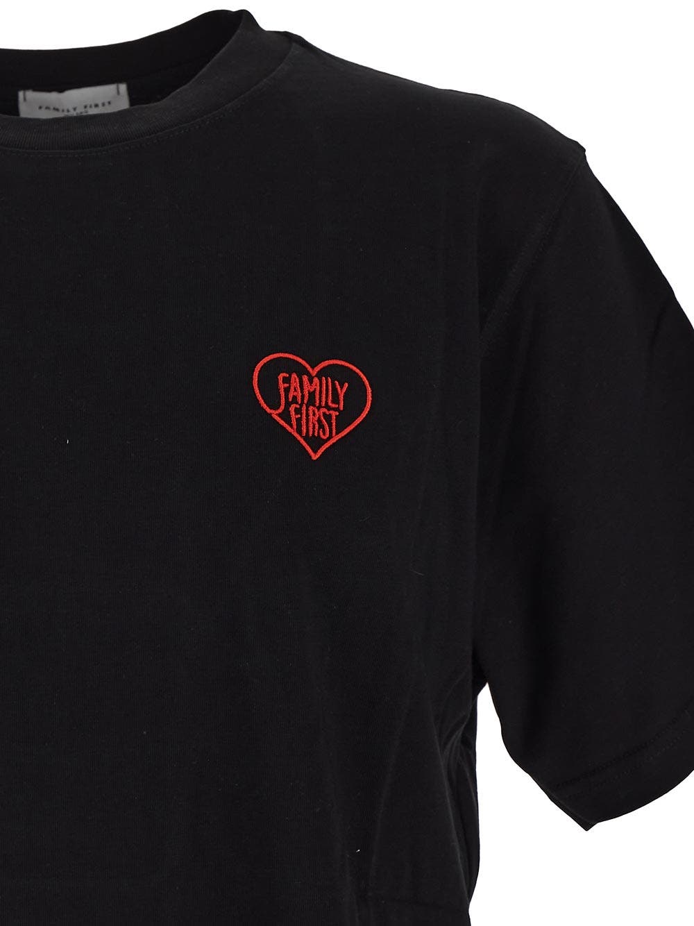 Oluxury Family First Heart T-Shirt Economico
