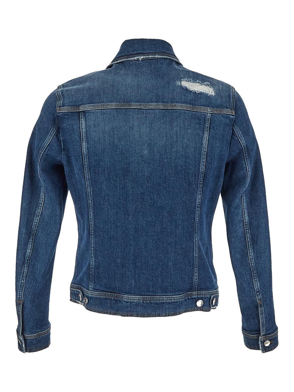 Oluxury Dolce & Gabbana Denim Jacket In Saldo