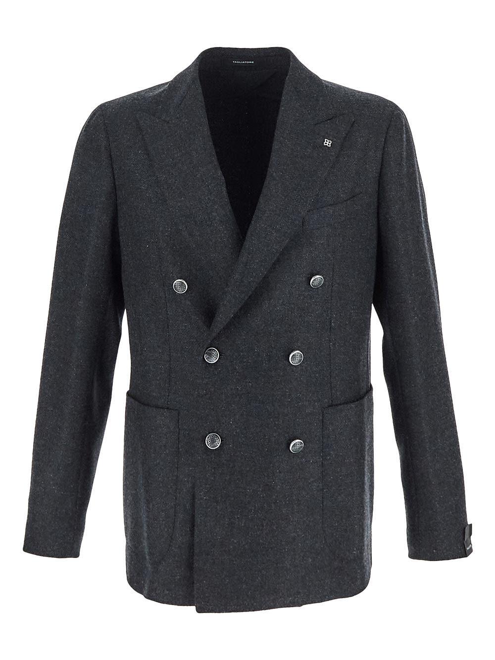Oluxury Tagliatore Double-Breasted Blazer Offerta natalizia