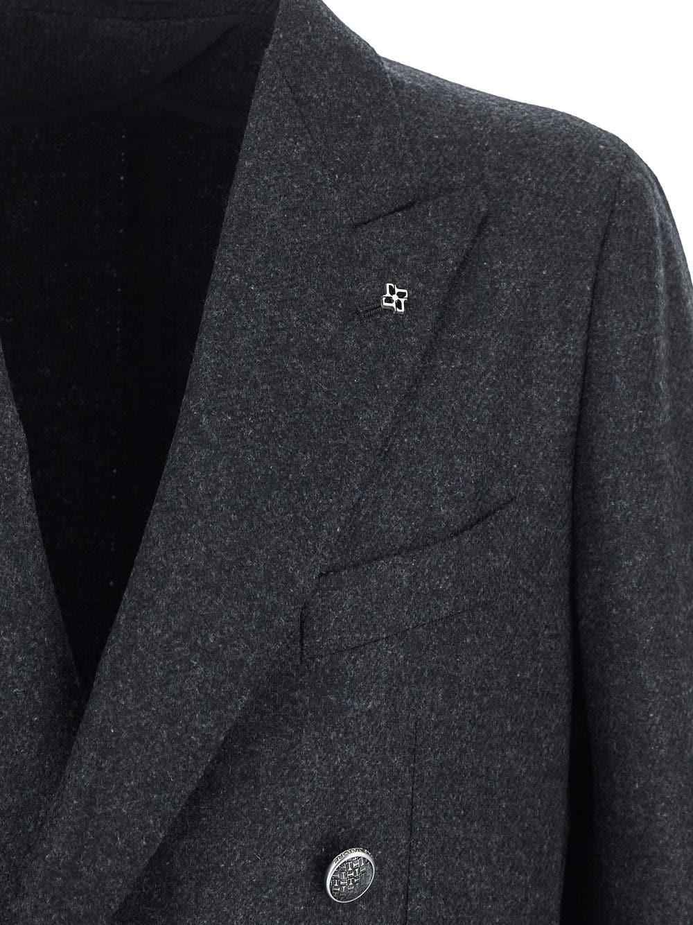 Oluxury Tagliatore Double-Breasted Blazer Offerta natalizia