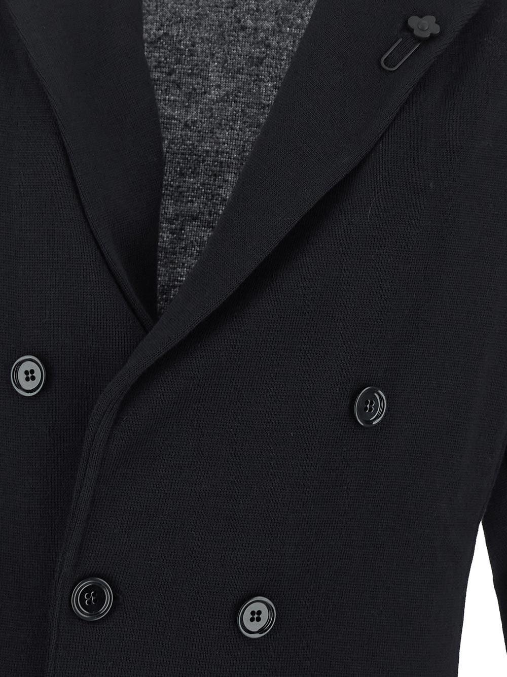 Oluxury Lardini Double-Breasted Knit Jacket Offerta San Valentino