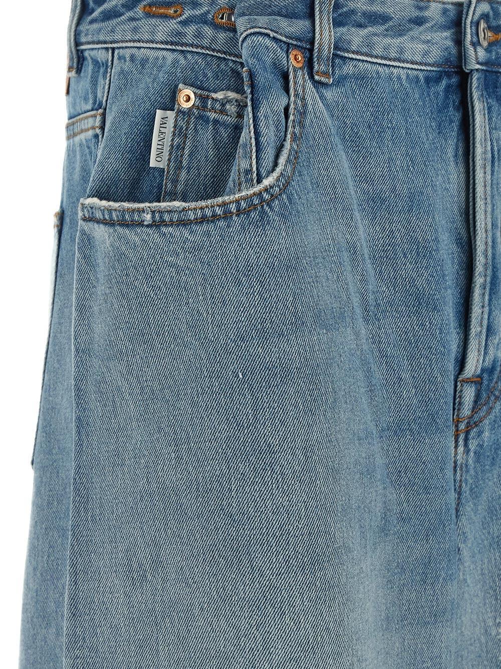 Oluxury Valentino Loose Jeans Offerta migliore
