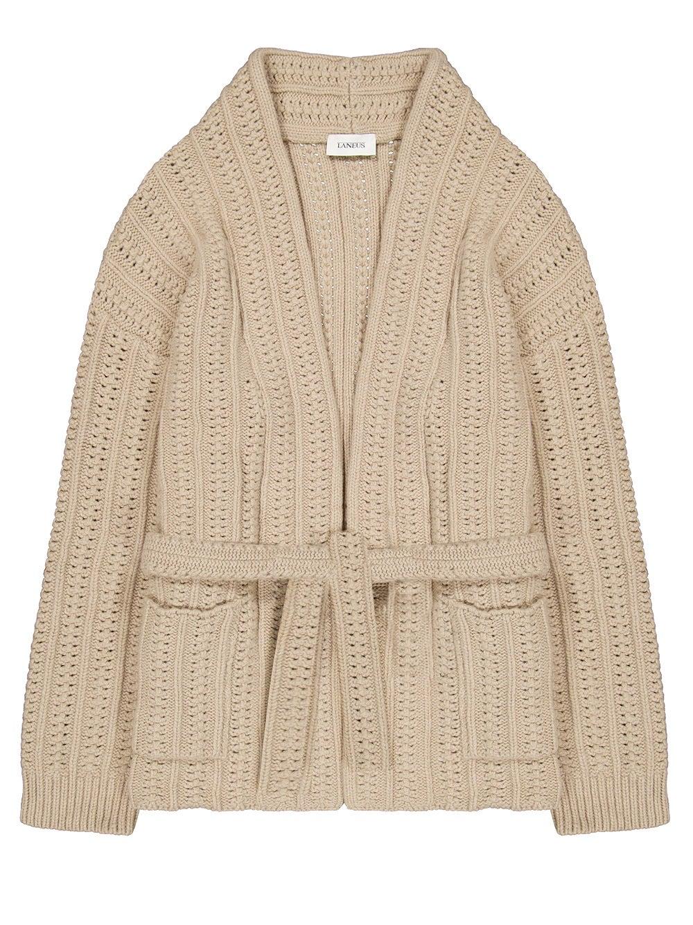 Oluxury Laneus Knitted Cardigan Grandi sconti