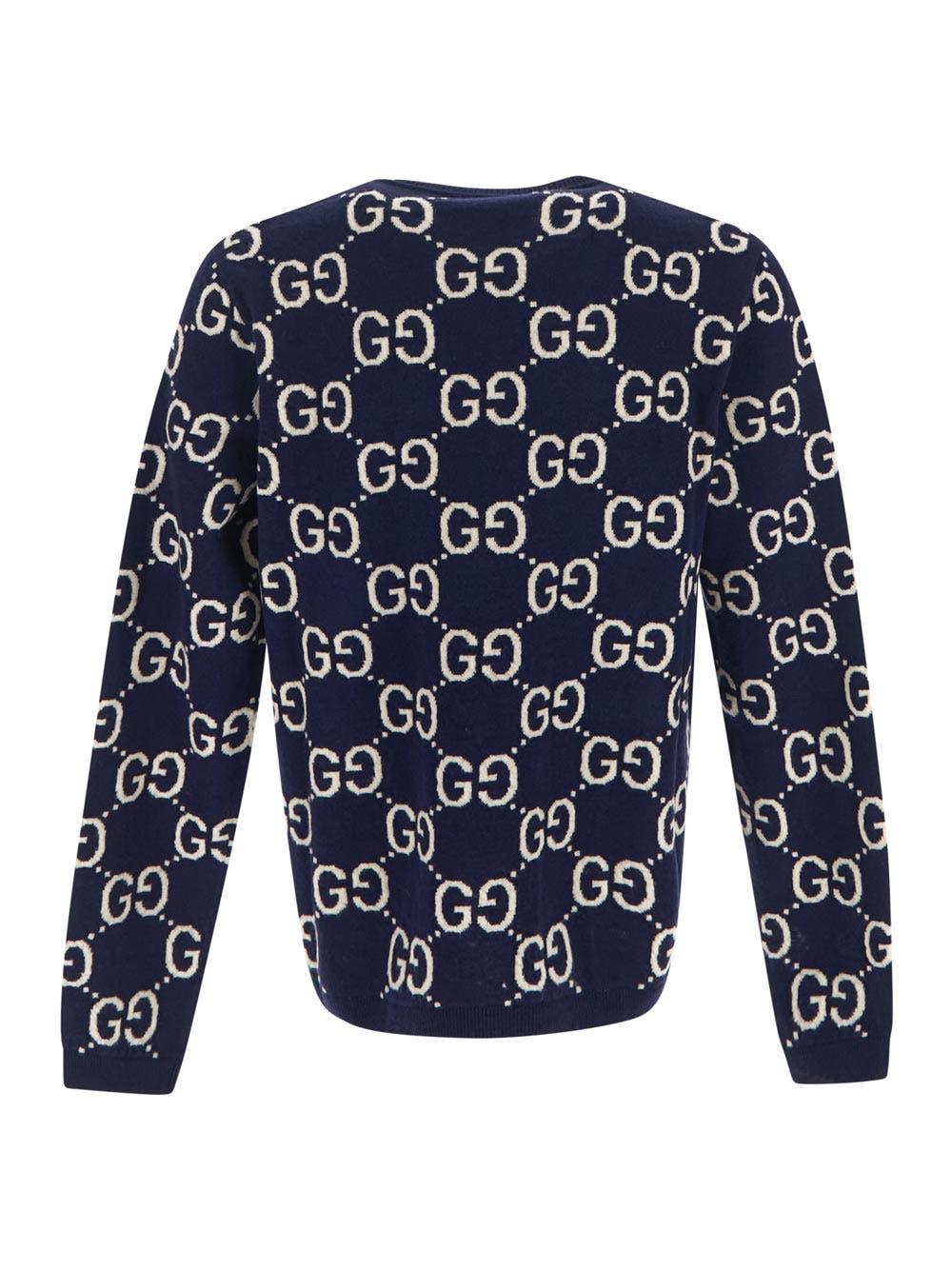 Oluxury Gucci All-Over Logo Sweater Liquidazione