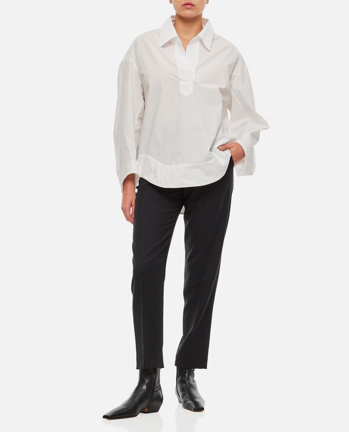 Biffi PANTALONI IN GABARDINE DI LANA In Saldo