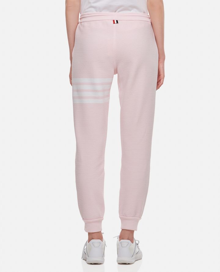 Biffi PANTALONI SUDATORI A RIB OTTOMANO ROSA CHIARO 4-BAR Offerta esclusiva