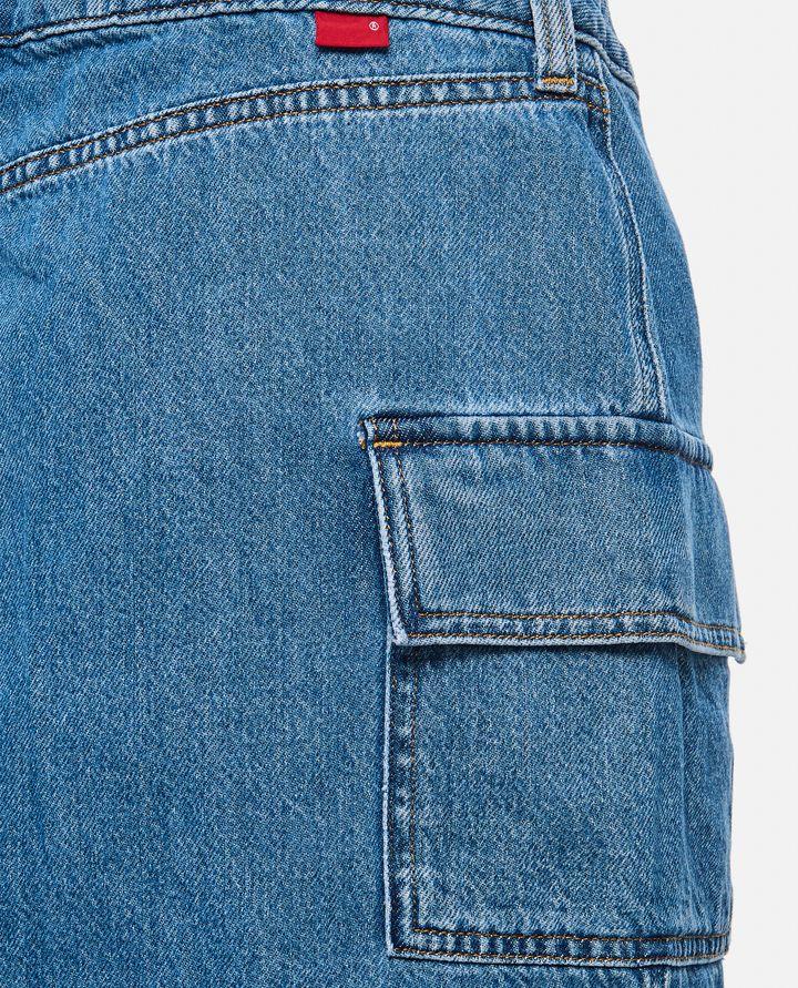 Biffi MINIGONNA CARGO IN DENIM Smaltimento dello stoccaggio
