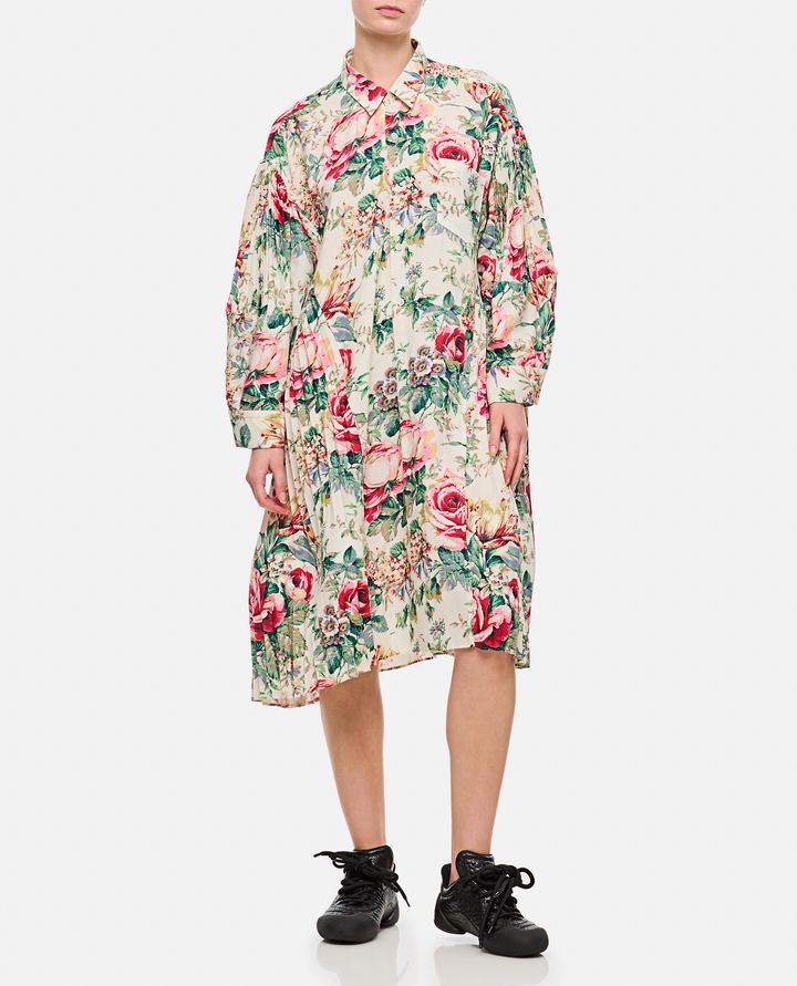 Biffi FLOWER PATTERN PRINTED SHIRT DRESS Online