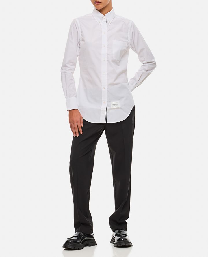 Biffi CAMICIA CLASSICA IN POPELINE CON COLLO A PUNTA Vendita calda