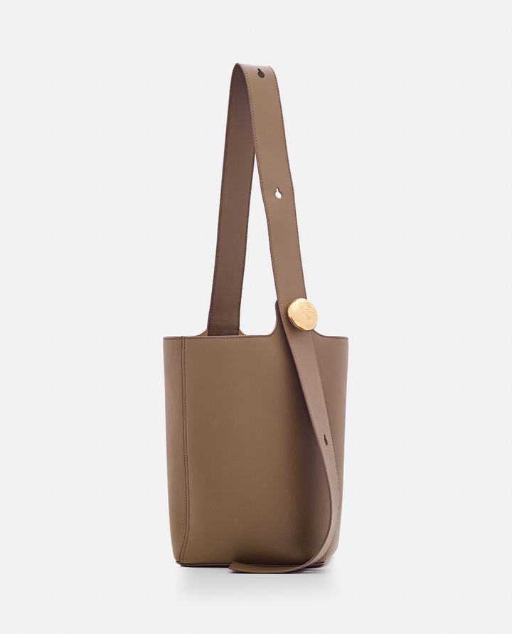 Biffi PEBBLE BUCKET MEDIO IN PELLE Offerte giornaliere