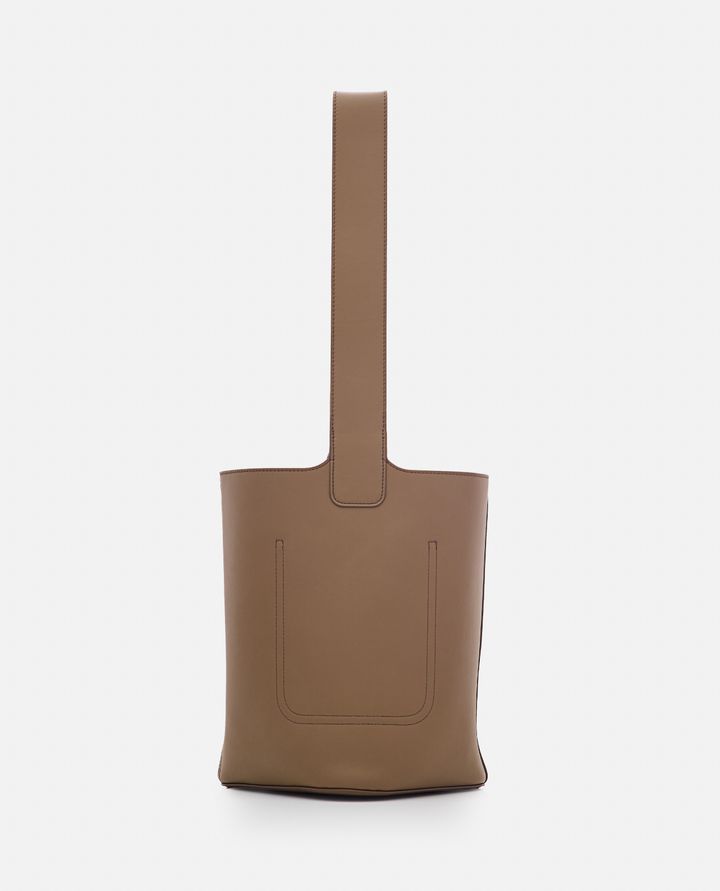 Biffi PEBBLE BUCKET MEDIO IN PELLE Offerte giornaliere