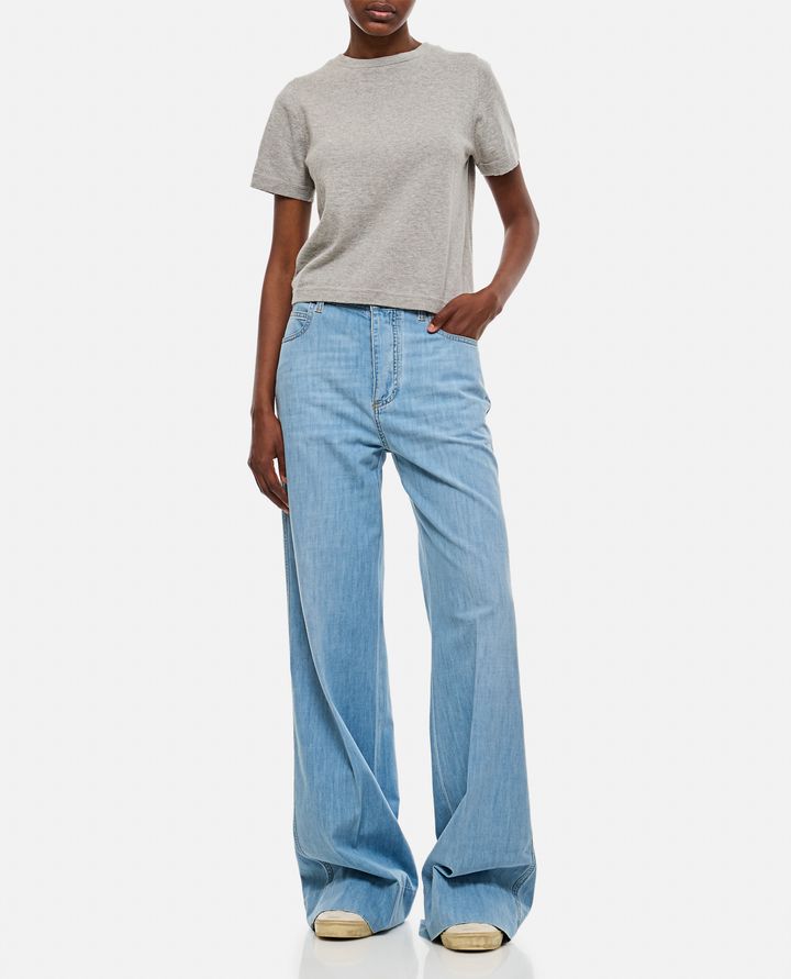 Biffi PANTALONI IN DENIM LEGGERI A GAMBA LARGA Offerta settimanale