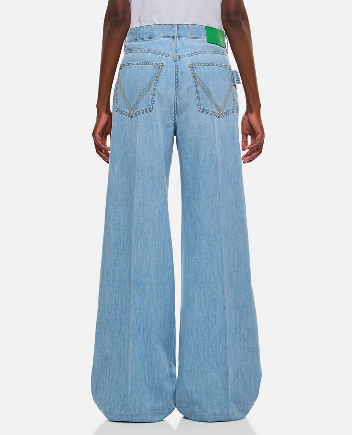 Biffi PANTALONI IN DENIM LEGGERI A GAMBA LARGA Offerta settimanale