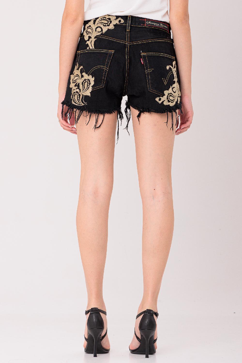 Rossano Perini SHORTS BLK EMBRODERY Pezzi Unici