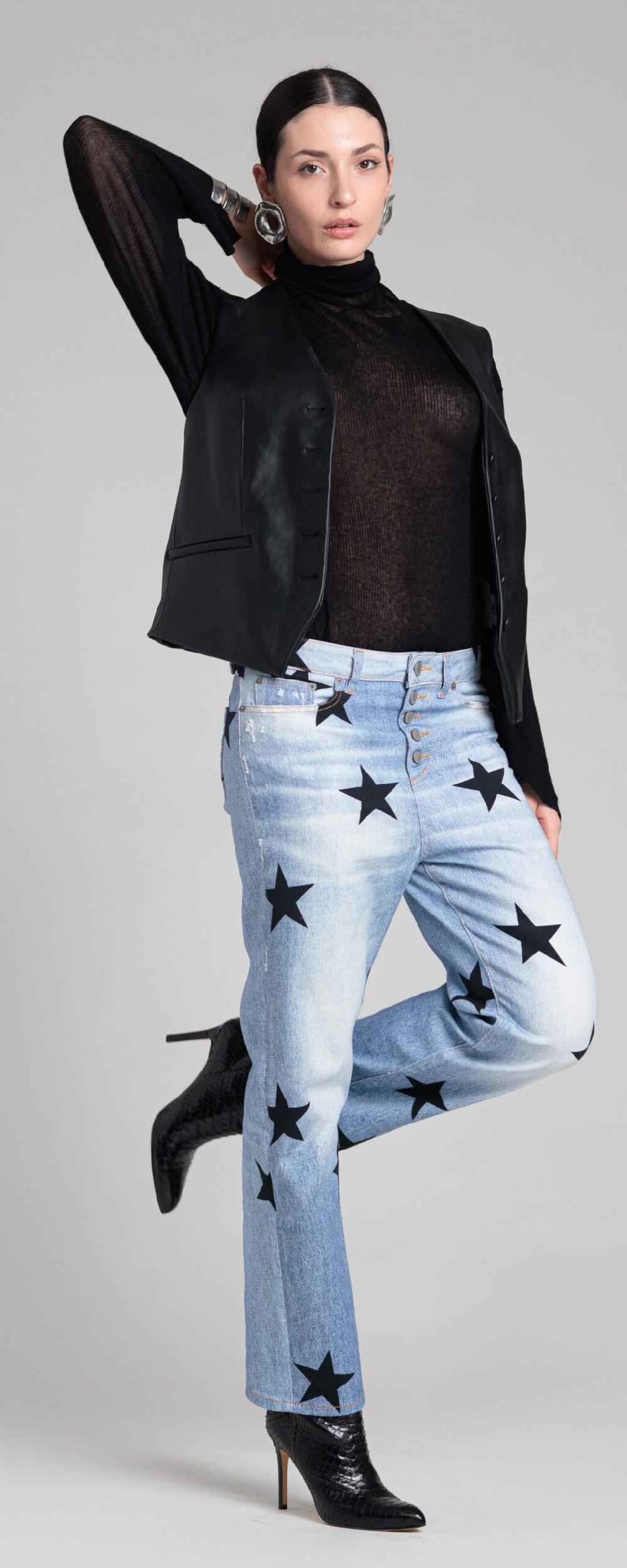 Rossano Perini LOOSE 11FW24 BLACK In Vendita