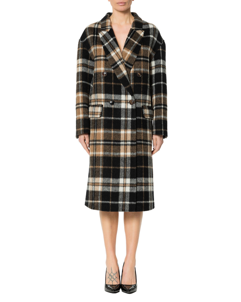 Rrue Bisquit CAPPOTTO CHECK NERO Shopping Online