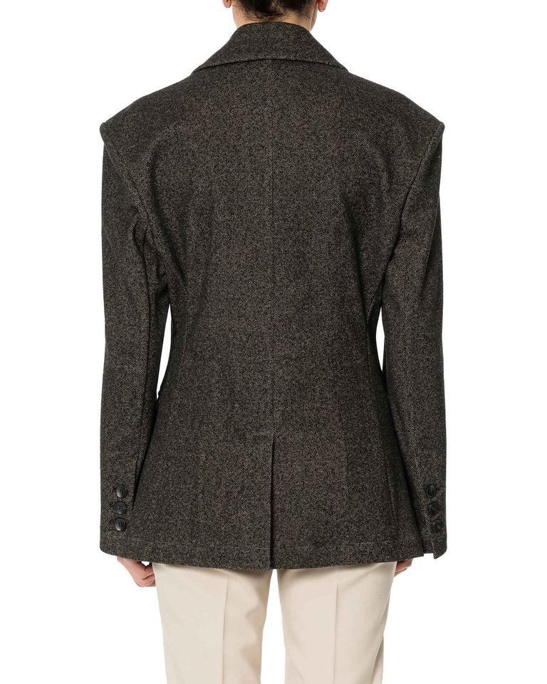 Rrue Bisquit GIACCA OVER TWEED Negozi Online